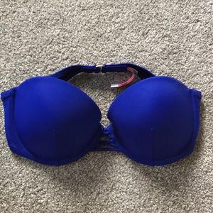 Victoria’s Secret royal blue bandeau bikini top